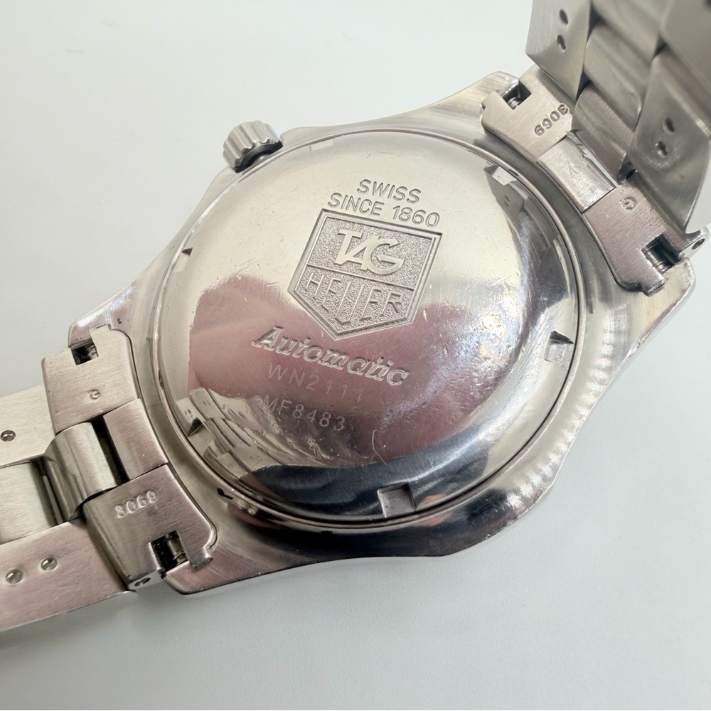 Men’s Tag Heuer 2000 WN211 Automatic Watch Elaborated Movement - Picture 7 of 11
